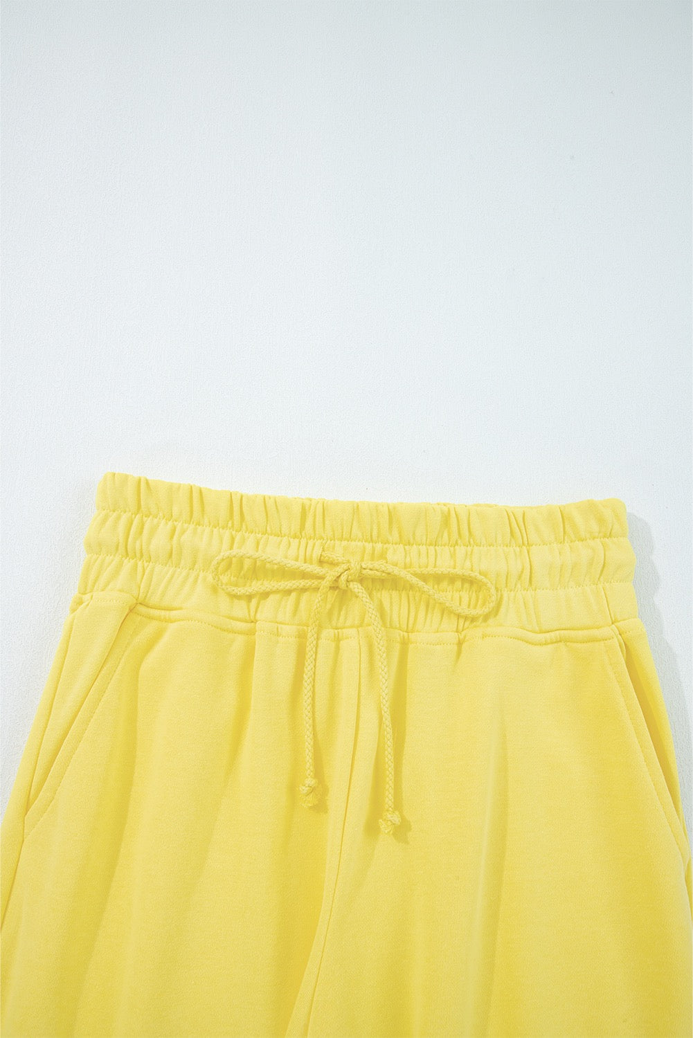 Yellow Pullover Wide Leg Pants Set