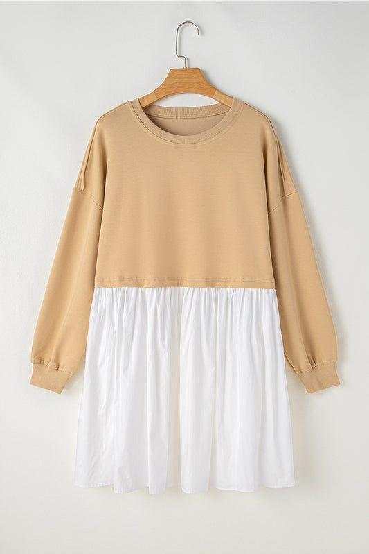 Apricot Ruffle Dress