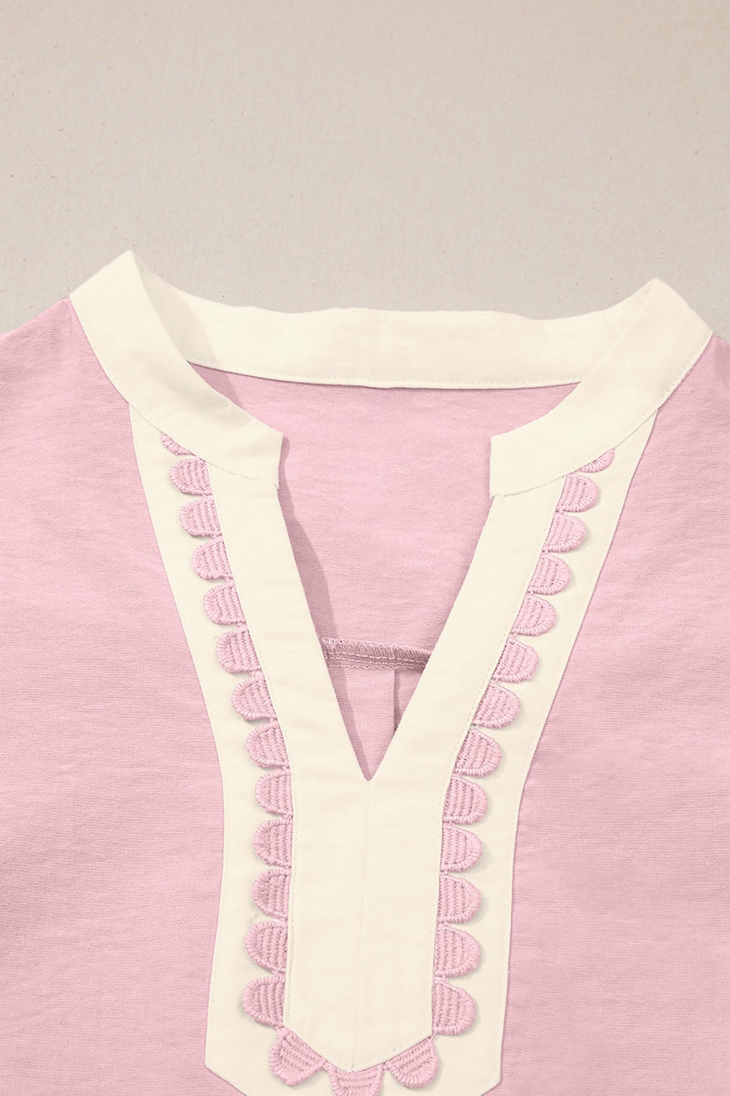 Pink Scallop Dress