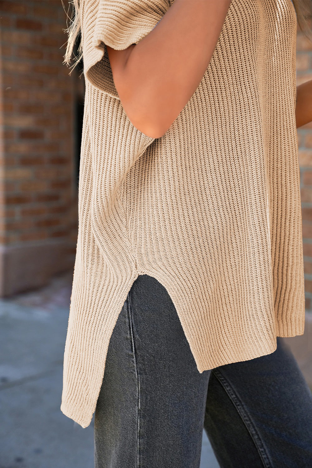 Apricot Oversized Sweater