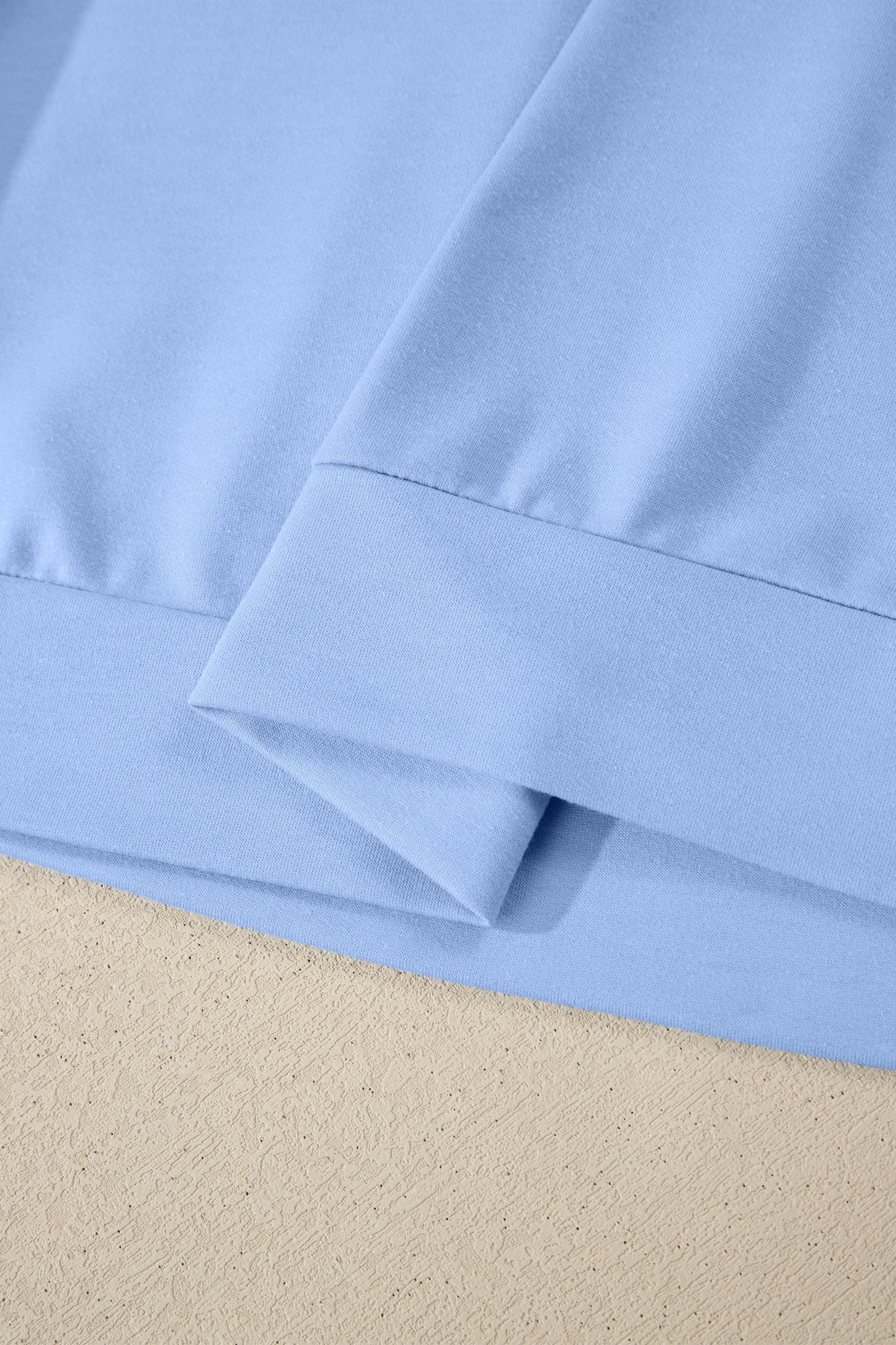 Blue Collared V Neck Tee Drawstring Elastic Waist Shorts 2pc Set