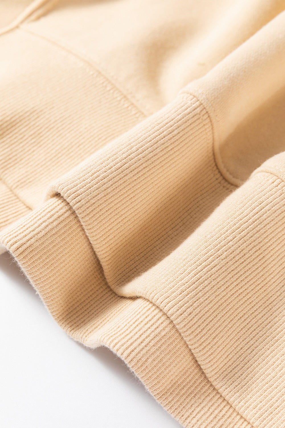 Beige Stripe Active Wear Sweatshirt