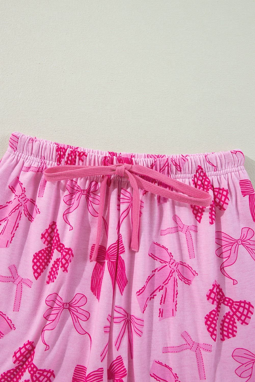 Pink Bow PJ Set