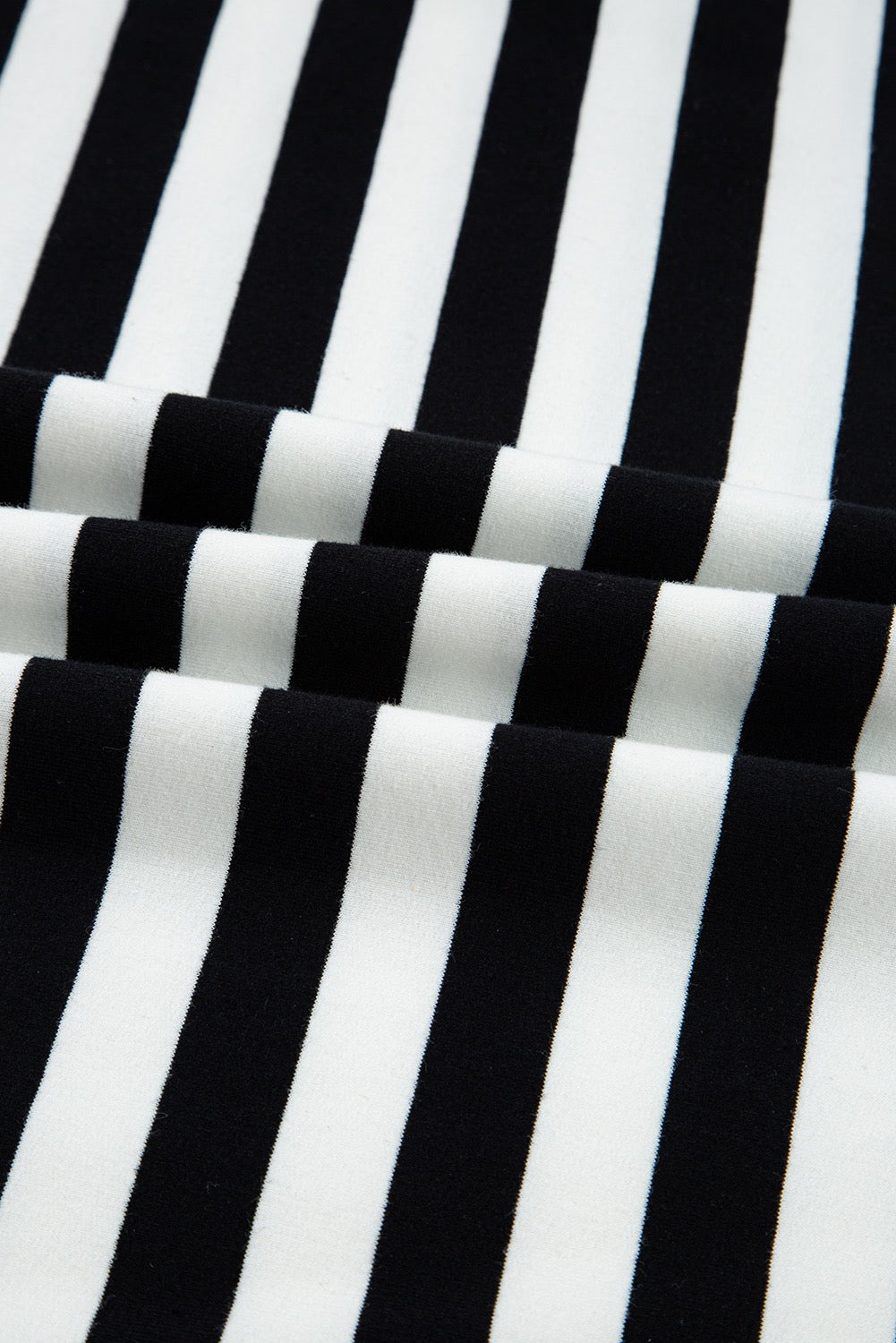 Black Stripe Color Block Edge Pullover and Skort Set