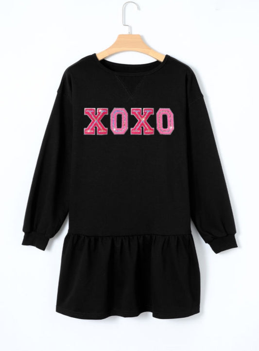 XOXO Sweatshirt Dress